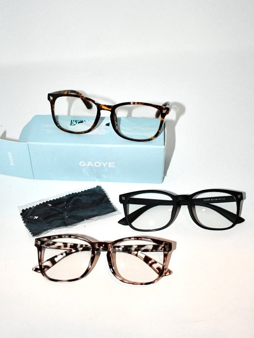 GAOYE Reading Glasses Set of 3 Square Frame Readers Multicolor  Stylish and conv